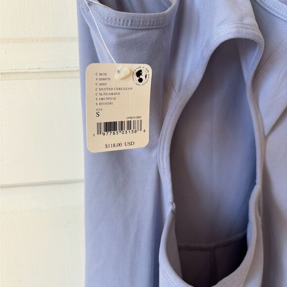 NWT Free People Let’s Bounce Onesie Jumpsuit Slate Blue Dusted Cerulean - Picture 4 of 6